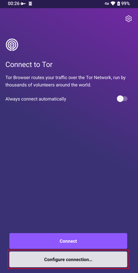 Android üçin Tor Browser-i sazlaň